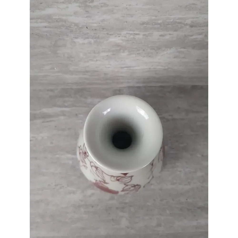 Chinese Antique Underglaze Red Porcelain Vase,‎ Cherry Blossom